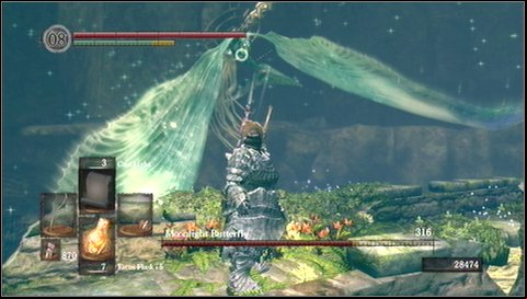 Attacks and weaknesses - Moonlight Butterfly | How to kill a boss - How to kill a boss - Dark Souls Game Guide & Walkthrough