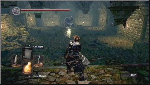 Aim him and equip a bow - Bonus - Titanite Demon | How to kill a boss - How to kill a boss - Dark Souls Game Guide & Walkthrough