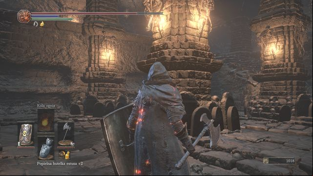 Use the stairs on the left to go up. - Catacombs of Carthus - Walkthrough - Dark Souls III Game Guide & Walkthrough