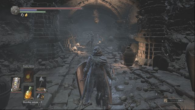 The mage standing behind can be the greatest threat - by the enemies and kill him in first order. - Catacombs of Carthus - Walkthrough - Dark Souls III Game Guide & Walkthrough