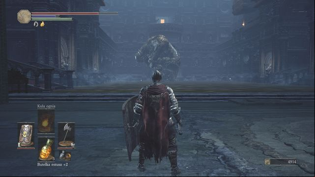 A thoughtful giant is watching over precious items. - Cathedral of the Deep - inside - Walkthrough - Dark Souls III Game Guide & Walkthrough
