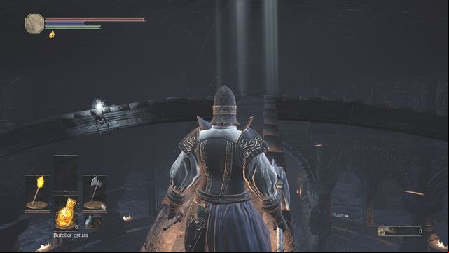 Carefully walk to estus fragment located by the hanging body. - How to get to the roof of Cleansing Chapel without purchasing the key? - Questions and answers - Dark Souls III Game Guide & Walkthrough