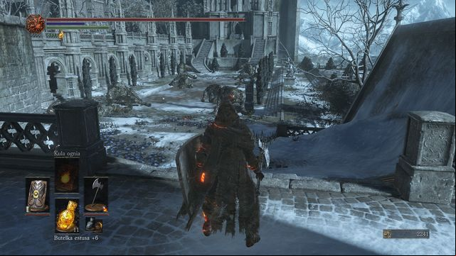 Before you reach the square, turn left to the bridge. - Irithyll of the Boreal Valley - Path to Anor Londo - Walkthrough - Dark Souls III Game Guide & Walkthrough