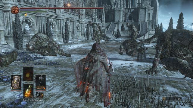 Run between the giants or take them down one by one. - Irithyll of the Boreal Valley - Path to Anor Londo - Walkthrough - Dark Souls III Game Guide & Walkthrough