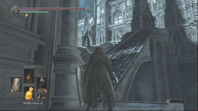 Taking the right roof (going down) you will be exposed to less projectiles. - Irithyll of the Boreal Valley - Path to Anor Londo - Walkthrough - Dark Souls III Game Guide & Walkthrough
