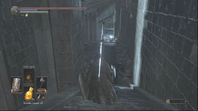 Go down the stairs and you will find ashes for Shrine Handmaid under the roof. - Irithyll of the Boreal Valley - Path to Anor Londo - Walkthrough - Dark Souls III Game Guide & Walkthrough