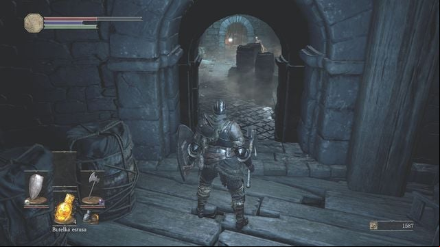 The path leading to the prison. - High Wall of Lothric - from the Bonfire - Walkthrough - Dark Souls III Game Guide & Walkthrough