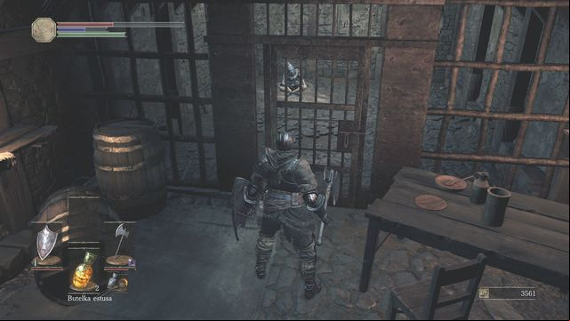 Open the cage and talk to the prisoner. - High Wall of Lothric - from the Bonfire - Walkthrough - Dark Souls III Game Guide & Walkthrough