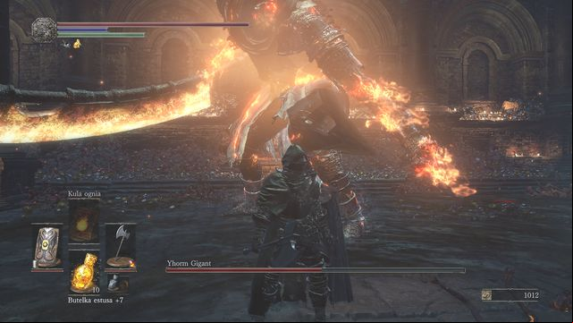 The second phase of the battle consists mostly of same attacks, but Yhorm becomes stronger. - Yhorm the Giant - Bosses - Dark Souls III Game Guide & Walkthrough