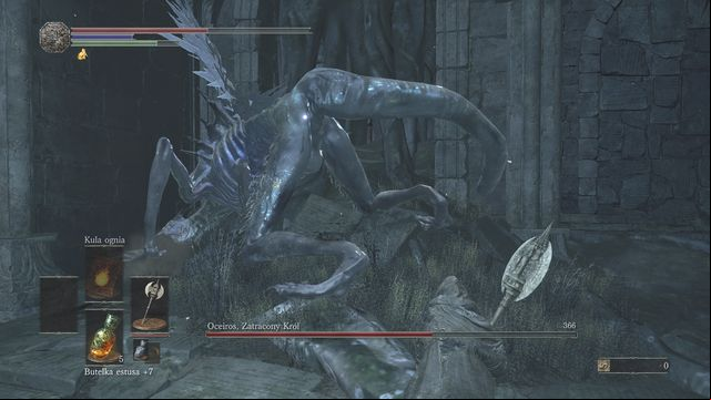 After an unsuccessful charge you will have an opportunity to attack the back of the boss. - Oceiros, the Consumed King - Bosses - Dark Souls III Game Guide & Walkthrough