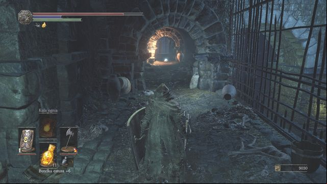 When running behind the lizard watch out for the opponent that attacks from surprise. - Irithyll Dungeon - Walkthrough - Dark Souls III Game Guide & Walkthrough