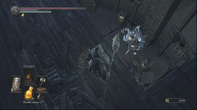 If you run up the ladder fast enough, you can avoid the winged knight. - Lothric Castle - Walkthrough - Dark Souls III Game Guide & Walkthrough