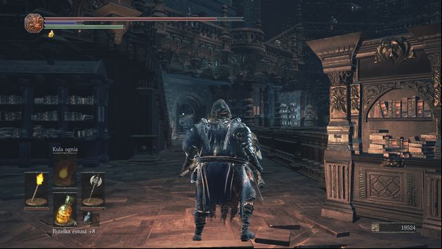 Run towards the balcony and watch out for the mages projectiles. - Grand Archives - Walkthrough - Dark Souls III Game Guide & Walkthrough