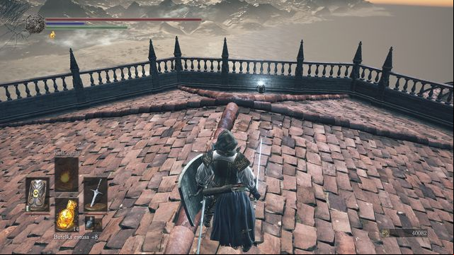 Right after you gain access to the elevator, you can take the stairs up, towards the final boss of this location - Grand Archives - rooftops - Walkthrough - Dark Souls III Game Guide & Walkthrough