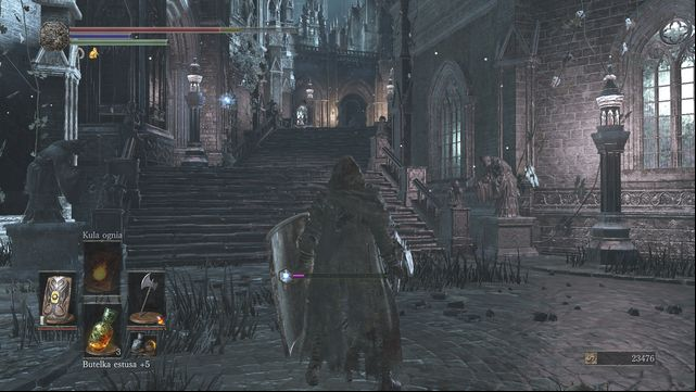 Notice the place from which the projectiles are coming - other invisible wizards are standing there. - Irithyll of the Boreal Valley - from the Church of Yorshka - Walkthrough - Dark Souls III Game Guide & Walkthrough