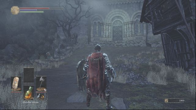 Entrance to the cathedral. - Undead Settlement - path from the great square through the bridge (on the right) - Walkthrough - Dark Souls III Game Guide & Walkthrough