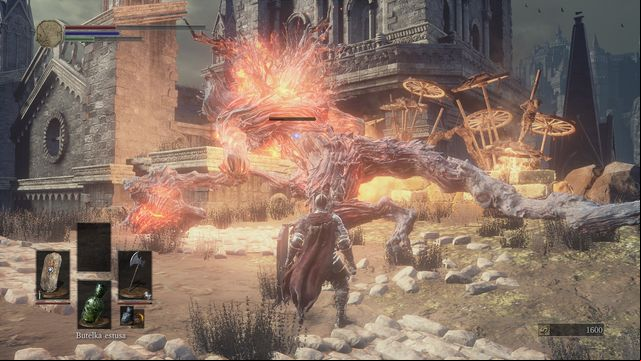 Dont hesitate to attack the demon from the back, while he is too busy with your ally. - Undead Settlement - path from the great square through the bridge (on the right) - Walkthrough - Dark Souls III Game Guide & Walkthrough
