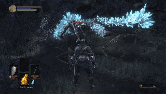 After his attack, the enemy will stand with his back to you, which is a perfect opportunity to attack. - Cemetery of Ash - Walkthrough - Dark Souls III Game Guide & Walkthrough