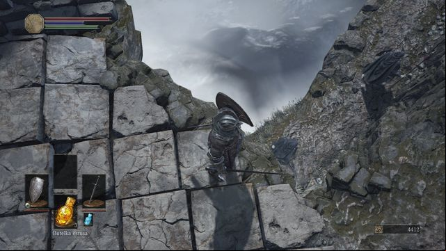 Instead, turn right and approach the edge - Cemetery of Ash - Walkthrough - Dark Souls III Game Guide & Walkthrough