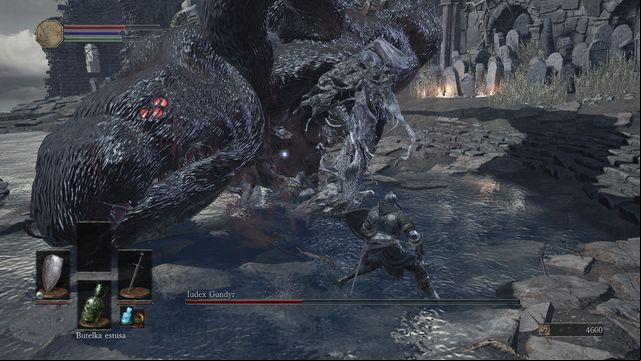 After changing its looks, the boss will become slower. Use this fact to your advantage and stay close to him to be able to hit him. - Iudex Gundyr - Bosses - Dark Souls III Game Guide & Walkthrough