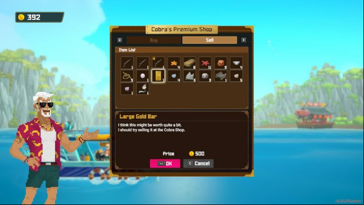 Sell only worthless items - Dave the Diver: How to unlock Cobra Shop? - Fishing - Dave the Diver Guide