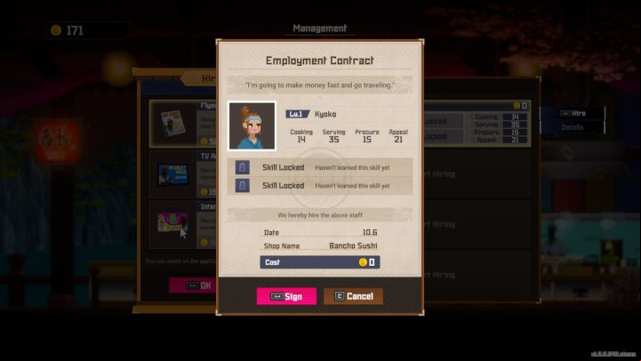 3 - Dave the Diver: How to hire staff? - Sushi bar - Dave the Diver Guide