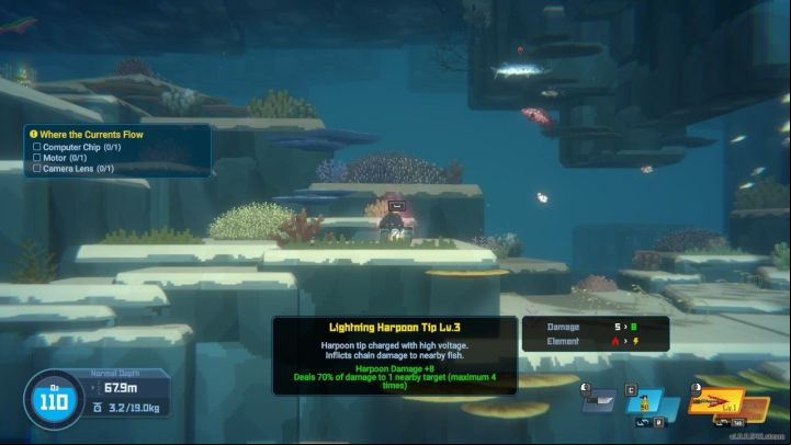 Harpoon upgrades are also often found in underwater chests - Dave the Diver: How to improve the Harpoon Gun? - Combat - Dave the Diver Guide