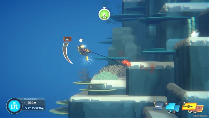 If you want to catch a Coral Trout of higher quality, be sure to buy and equip Net Gun or Hush Dart - Dave the Diver: How to catch a Coral Trout? - Fishing - Dave the Diver Guide
