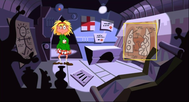 Switch to Laverne - Find oil, vinegar and some gold, and give them to Red Edison - Walkthrough - Day of the Tentacle: Remastered - Game Guide and Walkthrough