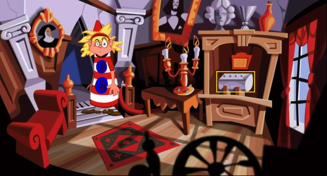 Dressed as a tentacle, you can go past the guard safely - Find oil, vinegar and some gold, and give them to Red Edison - Walkthrough - Day of the Tentacle: Remastered - Game Guide and Walkthrough