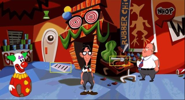 Switch to Bernard and go back to the first floor of the motel - Find oil, vinegar and some gold, and give them to Red Edison - Walkthrough - Day of the Tentacle: Remastered - Game Guide and Walkthrough