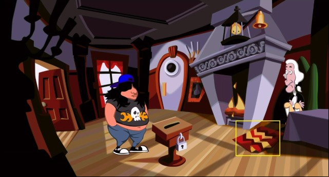 Switch to Hoagie and return to the room with fireplace - Find oil, vinegar and some gold, and give them to Red Edison - Walkthrough - Day of the Tentacle: Remastered - Game Guide and Walkthrough