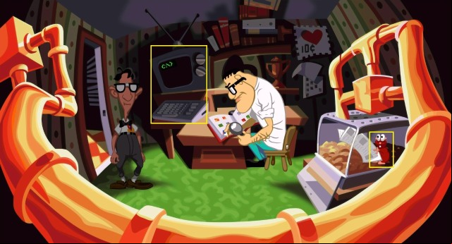 As Bernard, go to the second floor - Restoring power to Lavernes capsule - Walkthrough - Day of the Tentacle: Remastered - Game Guide and Walkthrough