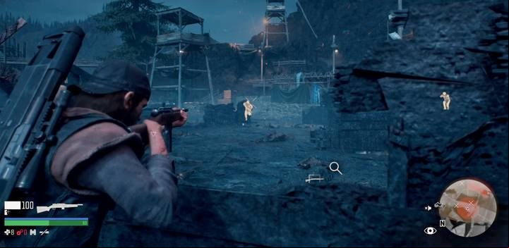 Hide behind shields and take your time with the elimination of enemies - Days Gone: Race against time - walkthrough - Main storyline - Days Gone Guide