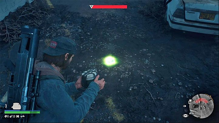 Horde travels through a small town with a gas station next to it - Days Gone: How to beat Horde of Chemult? - Combat - Days Gone Guide