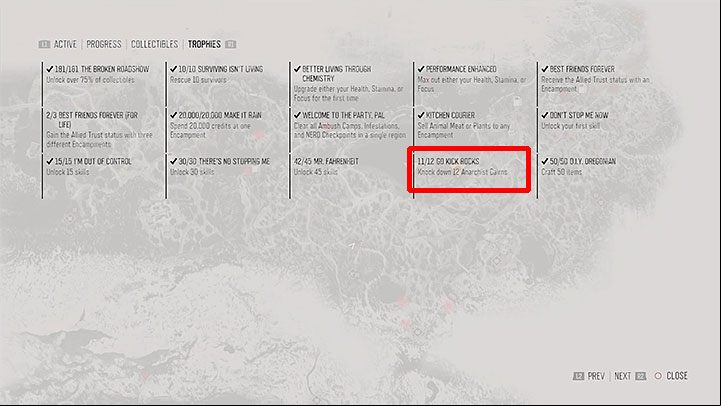 In Days Gone you can find a lot more Anarchist Cairns than the necessary 12 to unlock the trophy - Days Gone: How to unlock Go Kick Rocks Trophy? - Trophy Guide - Days Gone Guide