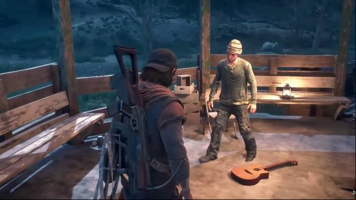 Secrets associated with Camp Guitarist are in the Iron Mikes camp in the third region in Days Gone - Lost Lake - Days Gone: Secrets types - World Atlas - Days Gone Guide