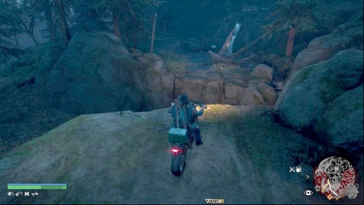 NERO Research Point (8) can be found south of the Copeland camp - Days Gone: Cascade - map, important locations - Cascade region maps - Days Gone Guide
