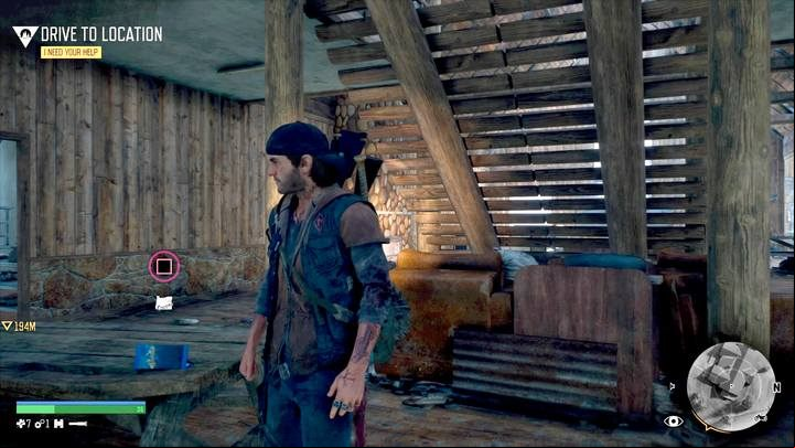Enter the largest building in the village to find a leaflet under the stairs on the table - one of the secrets of the tourism section - Days Gone: Lost Lake - map, secrets, collectibles - Lost Lake region maps - Days Gone Guide