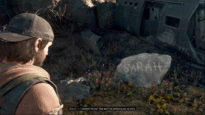 Deacon likes to come to the abandoned camp in the north to talk to the deceased Sarah - Days Gone: I - walkthrough - Main storyline - Days Gone Guide