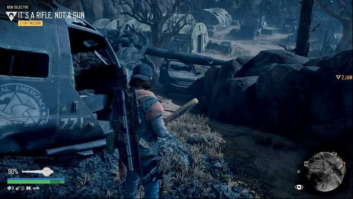 Note: it is worth pushing away the car blocking a shortcut to the stone with Sarahs name - you will come back here more than once - Days Gone: I - walkthrough - Main storyline - Days Gone Guide
