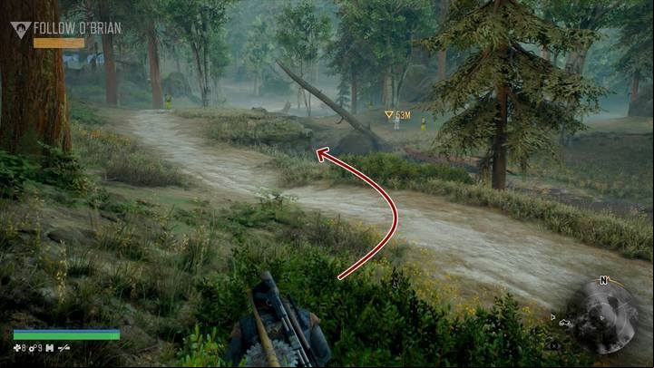 Go to the first region - Days Gone: I - walkthrough - Main storyline - Days Gone Guide