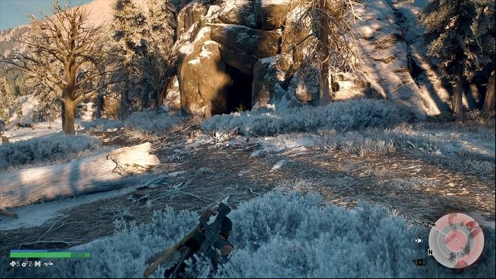 Entrance to the cave - Days Gone: I - walkthrough - Main storyline - Days Gone Guide