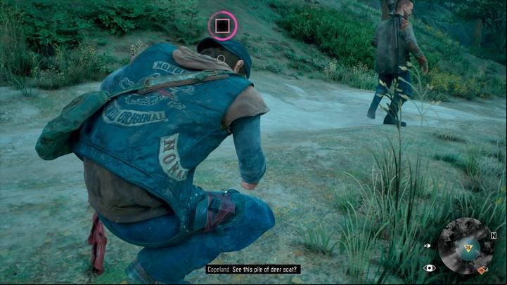 Copeland will teach you how to use Survival Vision to hunt animals - Days Gone: Hes my Brother - walkthrough - Main storyline - Days Gone Guide