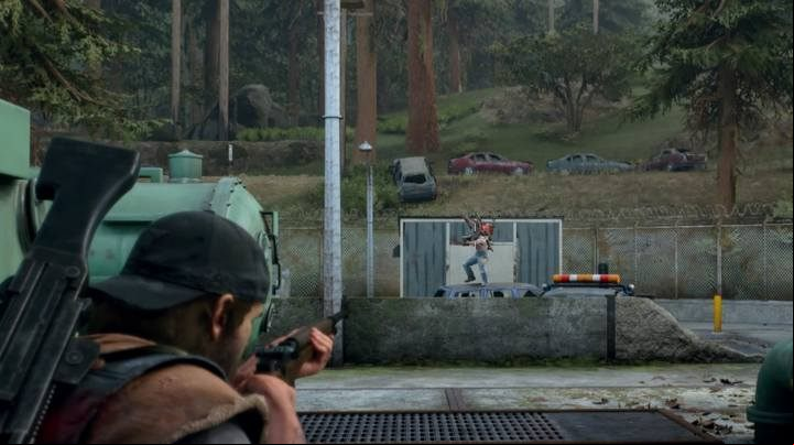 At the end of the power station you have to deal with the armored opponent, because he blocks the way to motorcycles - Days Gone: Earning Our Keep - walkthrough - Main storyline - Days Gone Guide