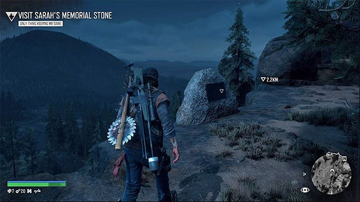 The goal of the trip is shown in the attached image - Days Gone: Iron Butte - map, secrets, collectibles - Iron Butte region maps - Days Gone Guide