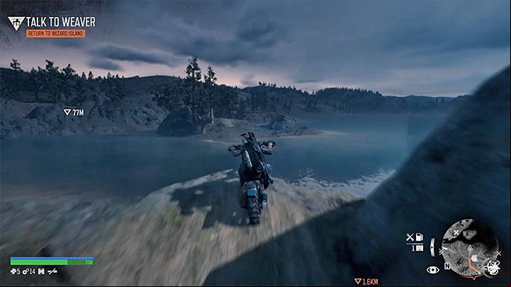 This NERO Intel is on the other side of the river - you cant swim there - Days Gone: Highway 97 - map, secrets, collectibles - Highway 97 region maps - Days Gone Guide