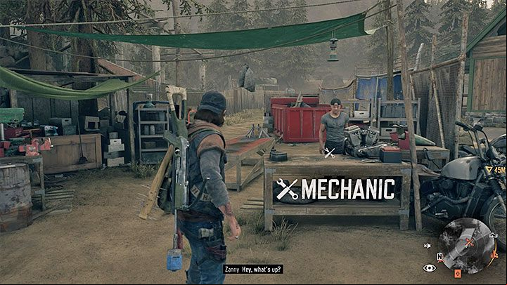 The mechanic in Hot Springs doesnt sell any bike parts (this isnt a bug) - Days Gone: Hot Springs - Encampments - Days Gone Guide
