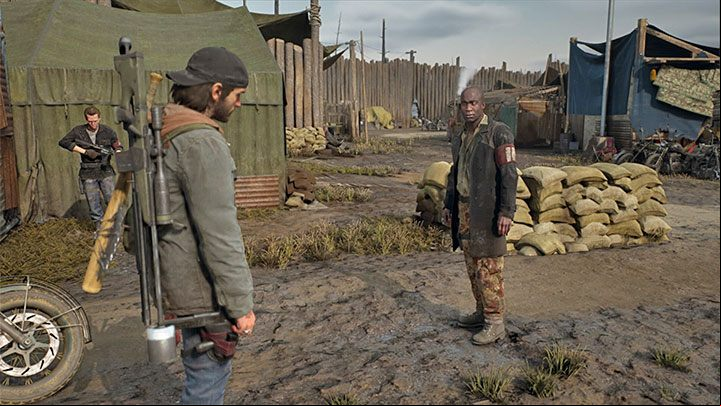 When you enter Diamond Lake Camp for the first time, you will meet with captain Kouri, the leader of this encampment - Days Gone: Diamond Lake - Encampments - Days Gone Guide