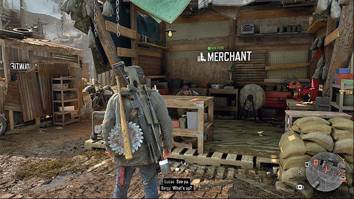 The merchant from Diamond Lake doesnt sell any weapons - Days Gone: Diamond Lake - Encampments - Days Gone Guide